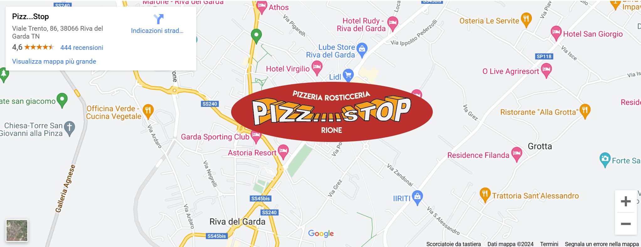 Pizza al taglio, d'asporto e rosticceria a Riva del Garda